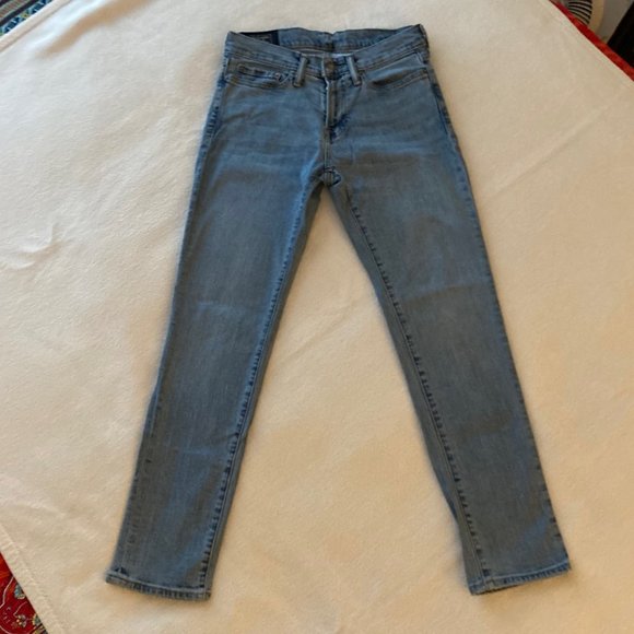 Abercrombie & Fitch Rustin Athletic Skinny Stretch jeans light wash 28 x 30 - Picture 2 of 8
